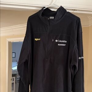Columbia Black Half-Zip Fleece Pullover